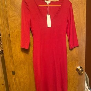 NWT See You Monday dress. Fitted, knee length.